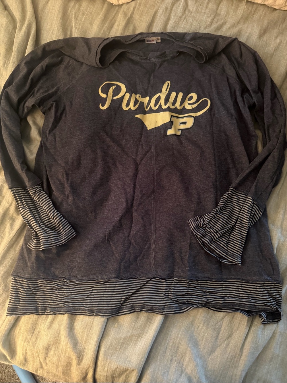 Purdue mixed material top XL